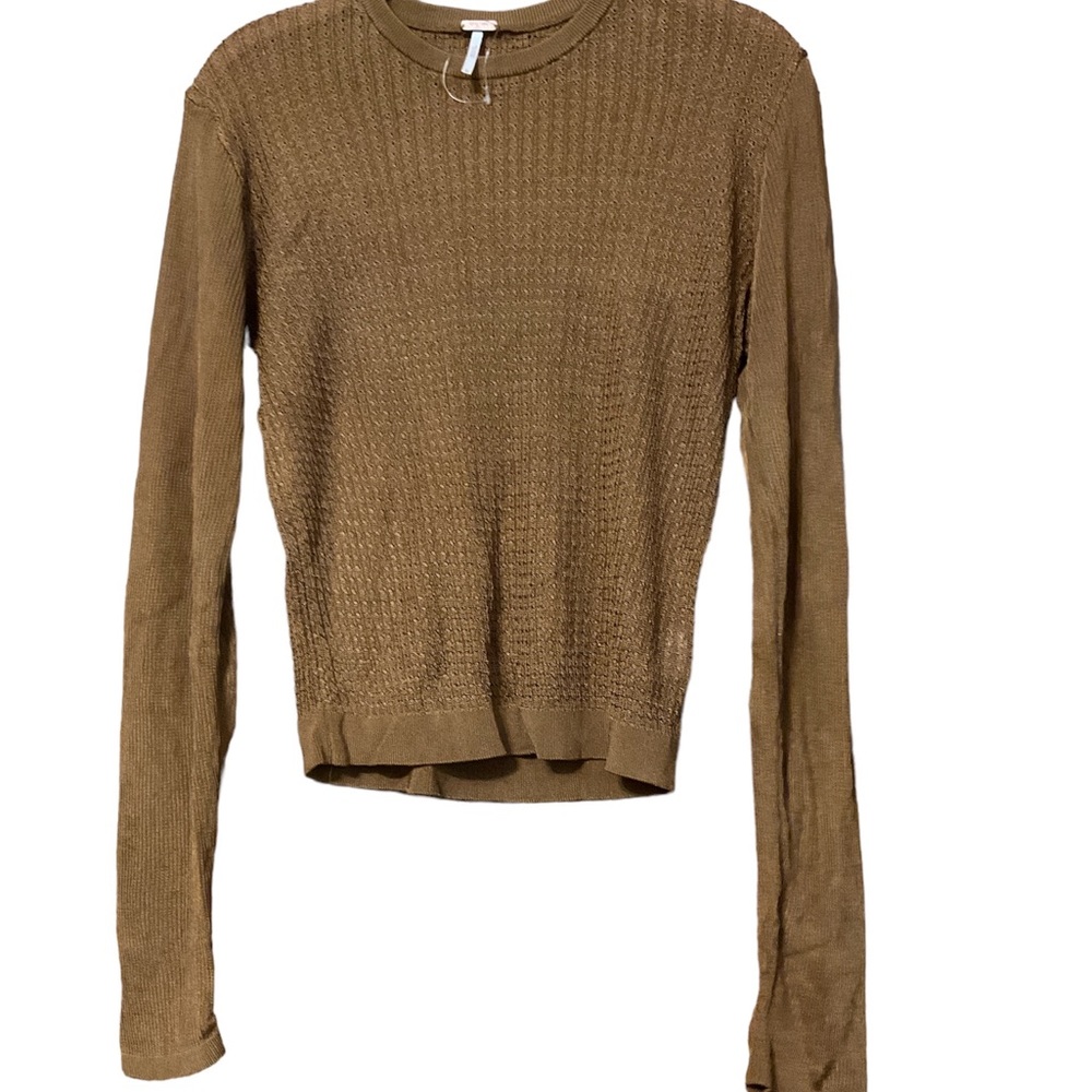 Free People Copper sweater